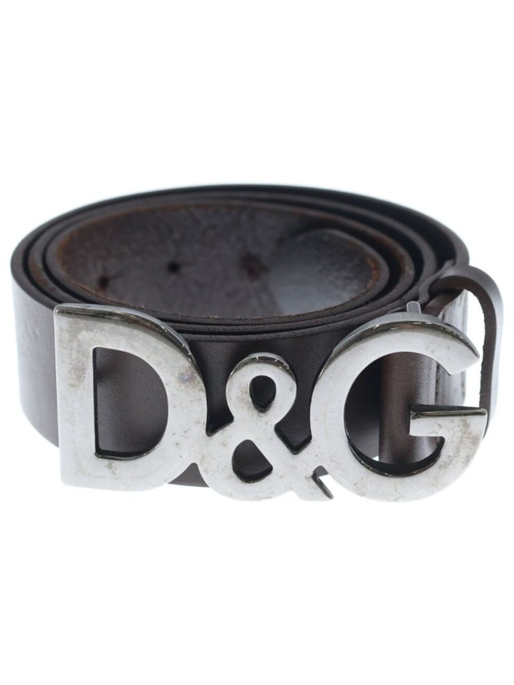 Dolce & Gabbana D&G Leather Belt Brown
